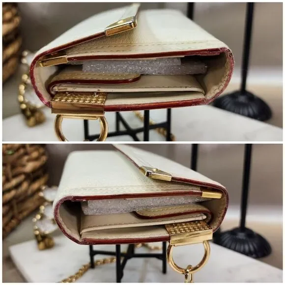 Authentic Louis Vuitton Suhali Leather Wallet Crossbody Conversion W/ Dust Bag - Picture 15 of 17